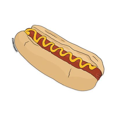 Hot Dog Sticker