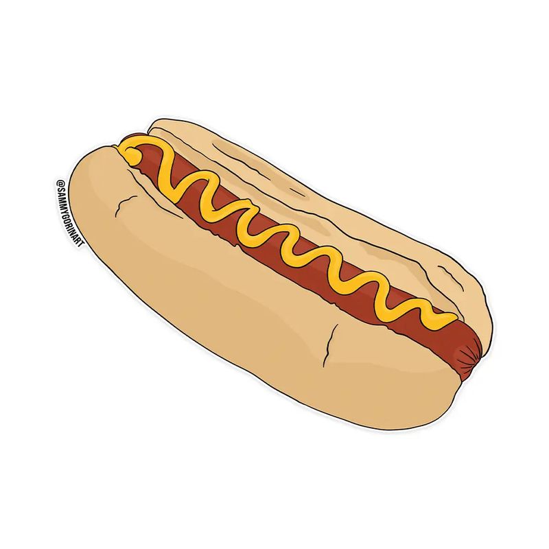 Hot Dog Sticker