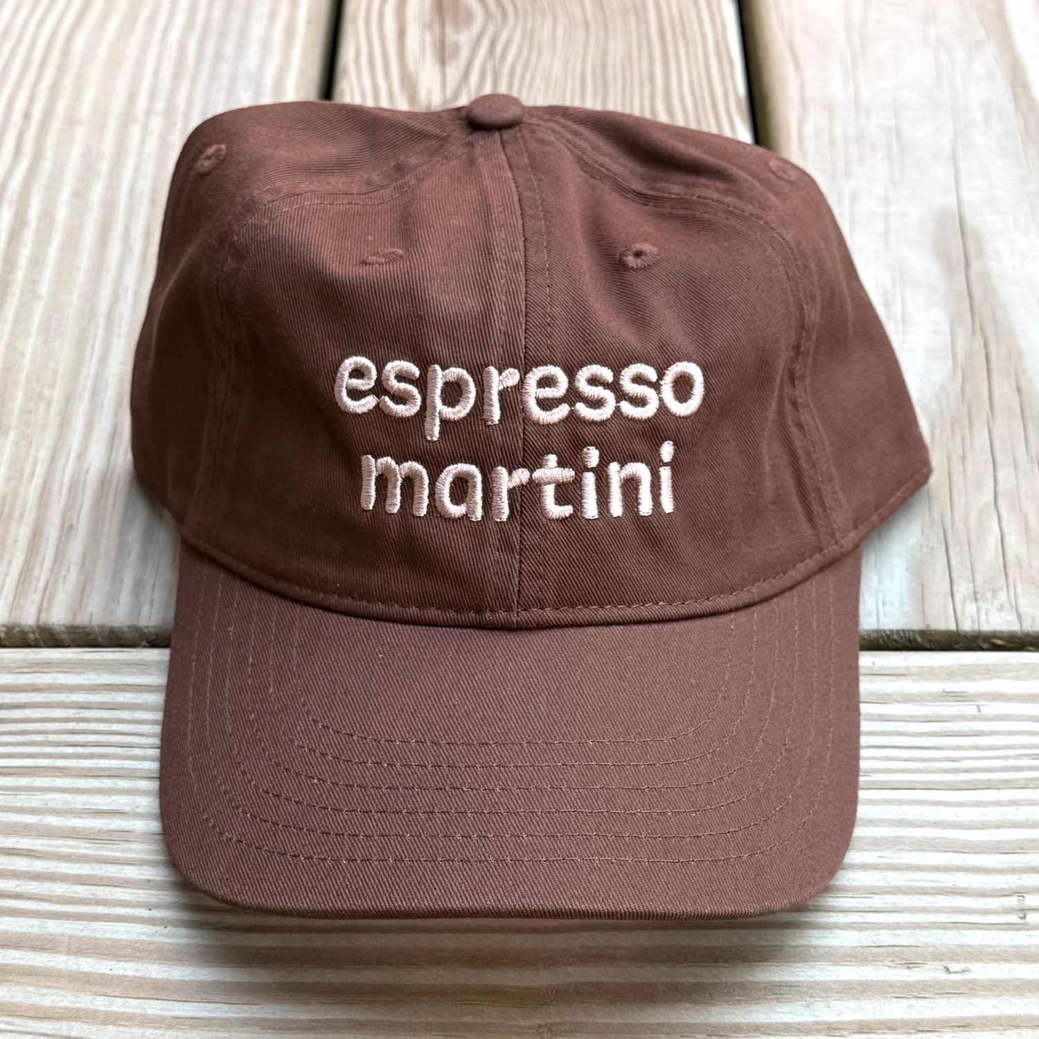 Silver Espresso Martini Baseball Cap