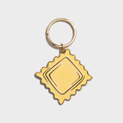 Ravioli Pasta Enamel Keychain