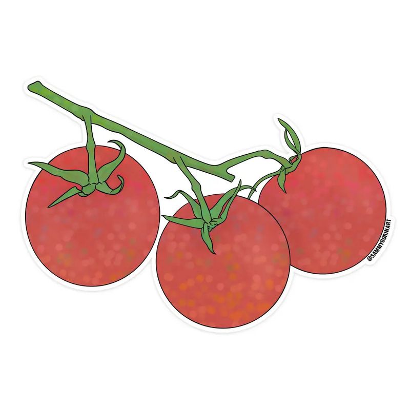 Glitter Tomatoes Sticker