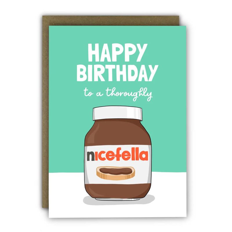 Nutella Inspired Card For Him