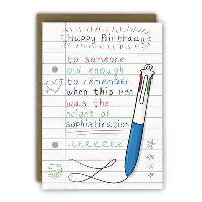 Colour Pen Height of Sophistication Birthday