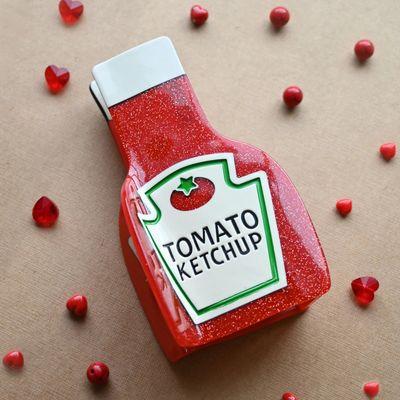 Tiny Ketchup Hair Claw