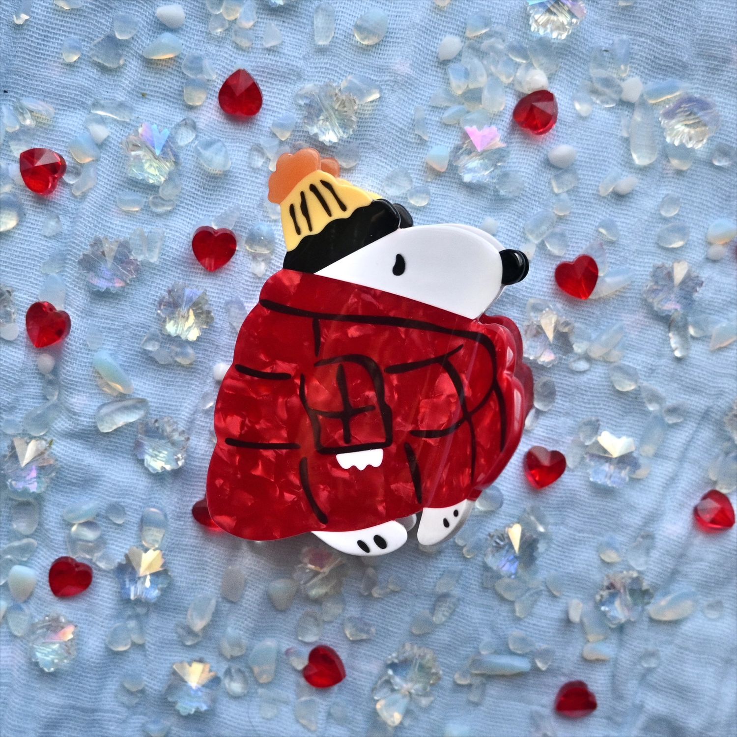 Tiny Made Snoopy Hair Claw