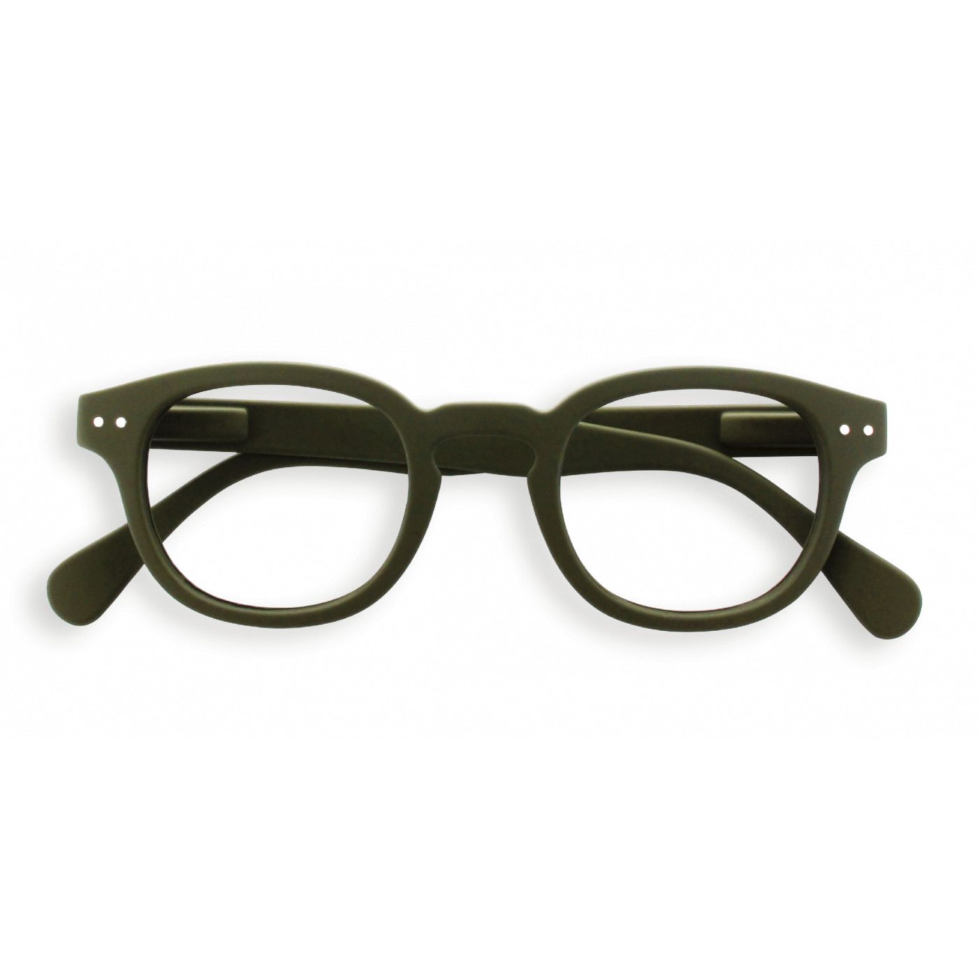 IZIPIZI Reader C Retro Khaki Green, Magnification: 1