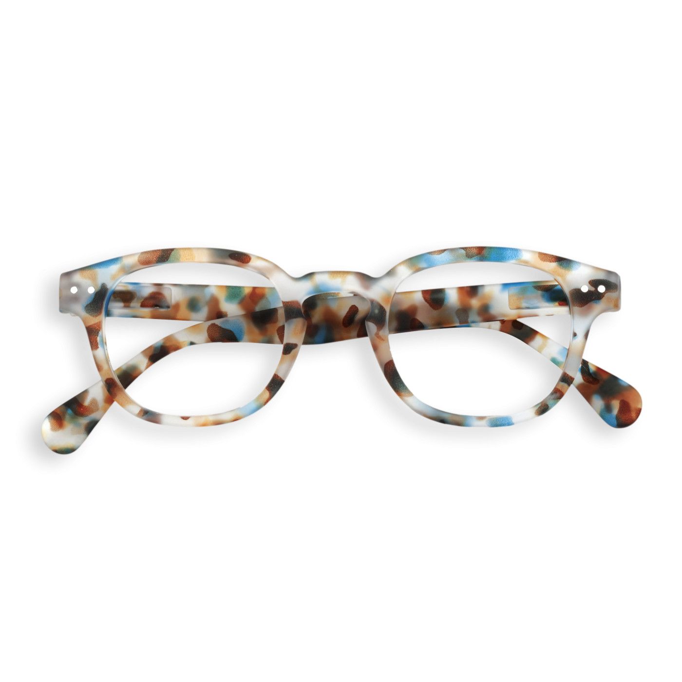 IZIPIZI Reader C Retro Blue Tortoise , Magnification: 1