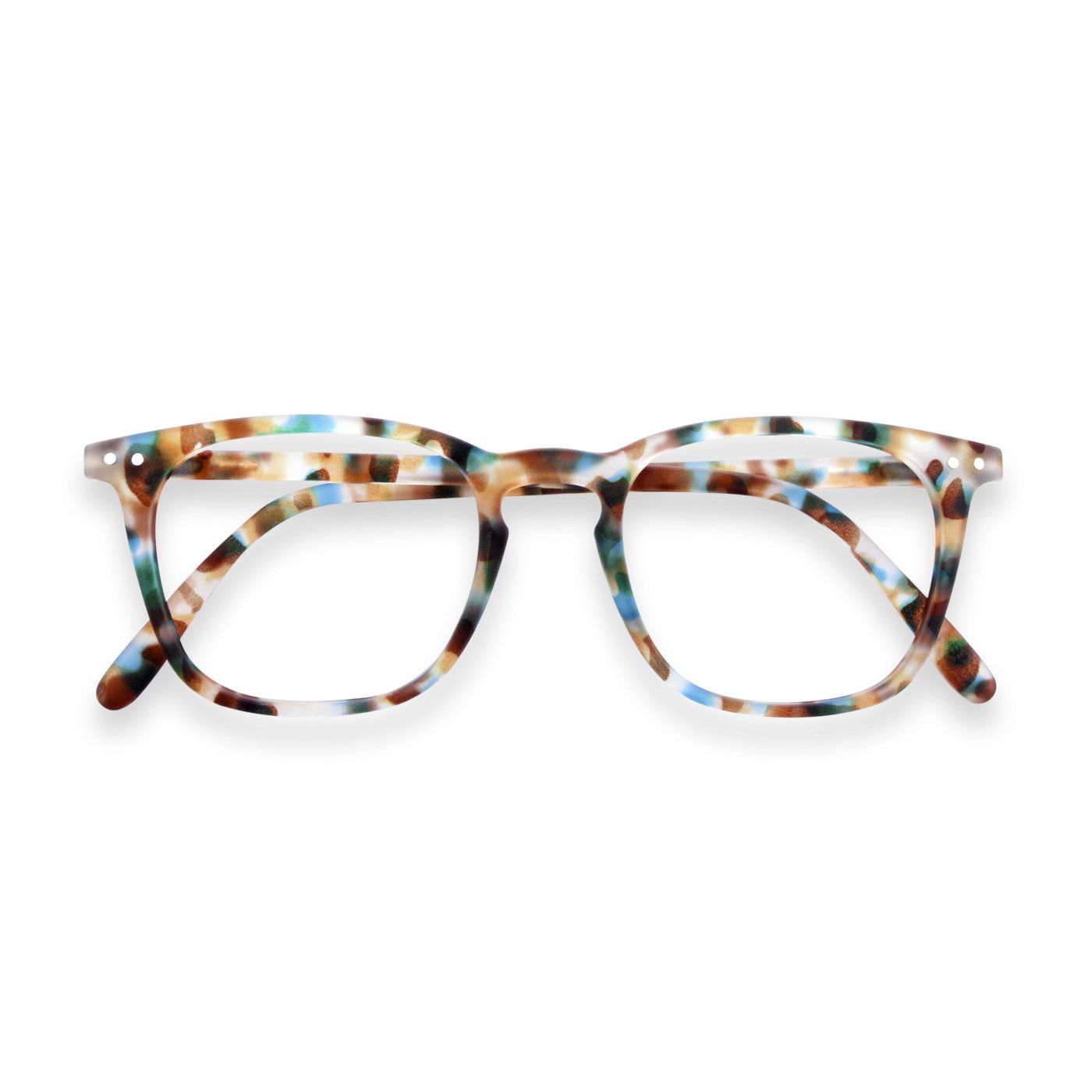 IZIPIZI Reader E Trapeze Blue Tortoise , Magnification: 1
