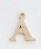 Initial Charm Gold, Letter: A