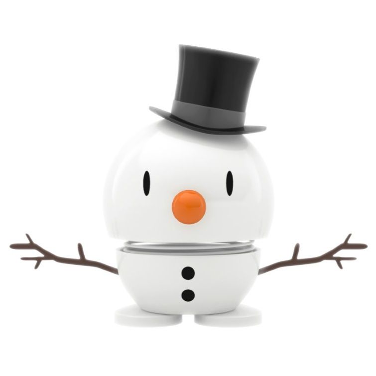 Hoptimist Holiday Snowman White, Size: S