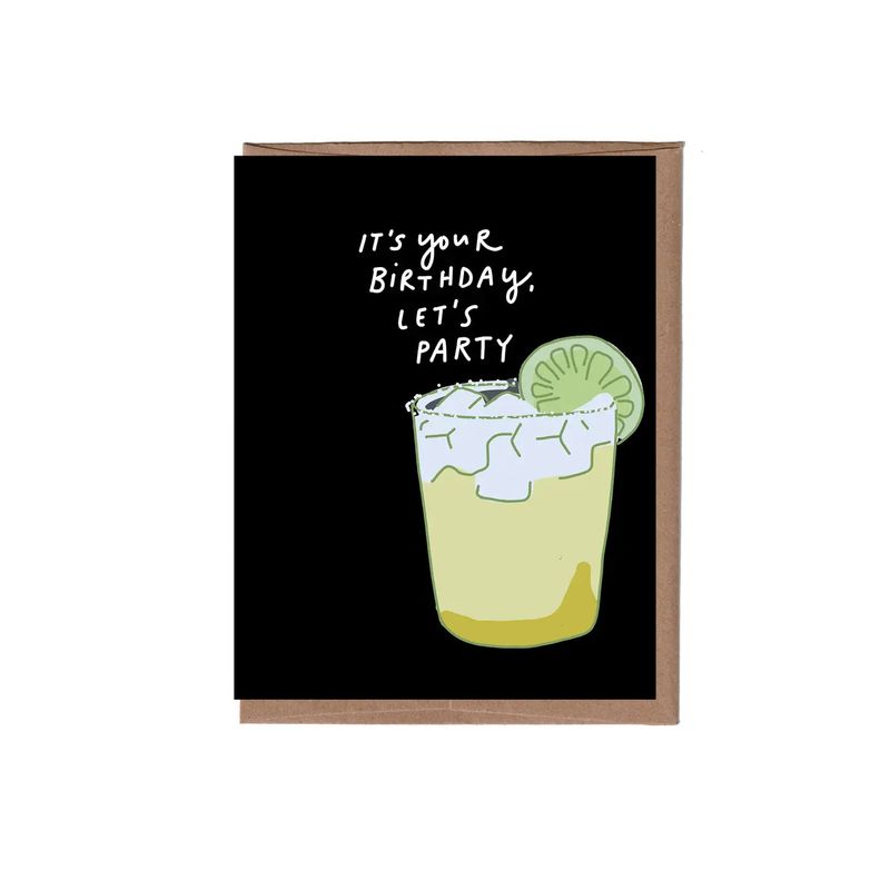 Scratch &amp; Sniff Margarita Birthday Greeting Card