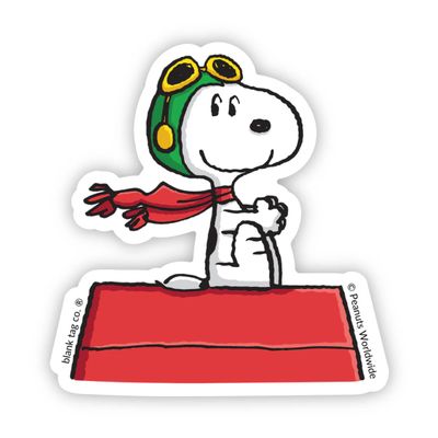 Peanuts® Flying Ace Sticker