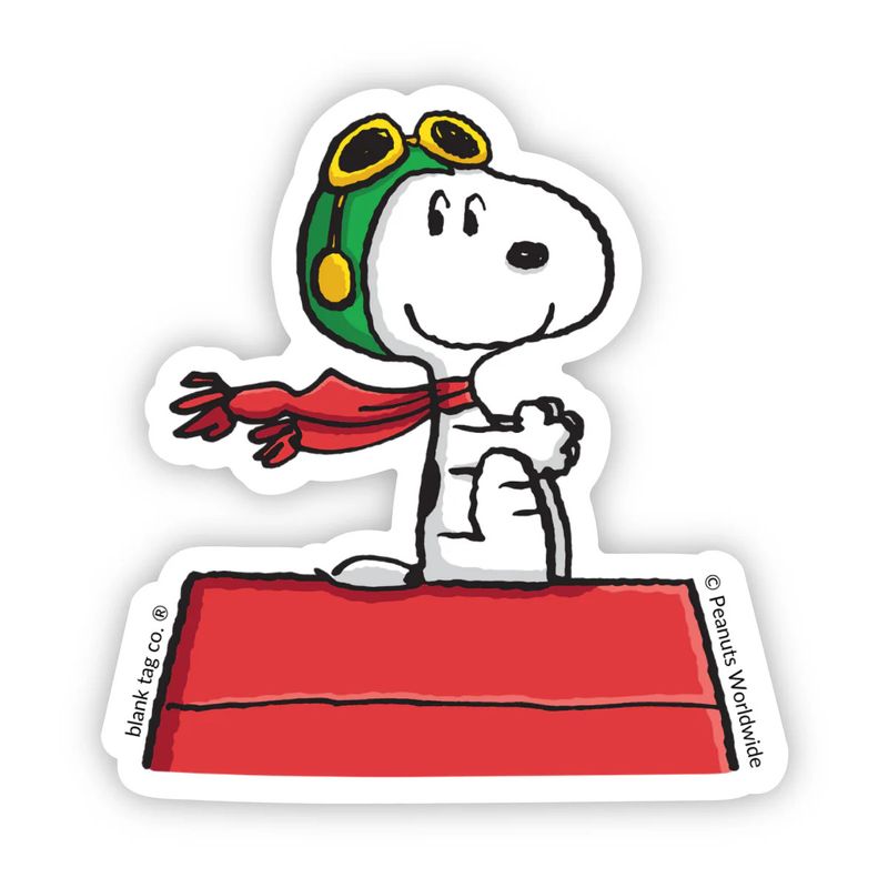Peanuts® Flying Ace Sticker