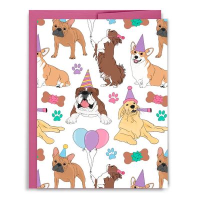 Birthday Dogs Card