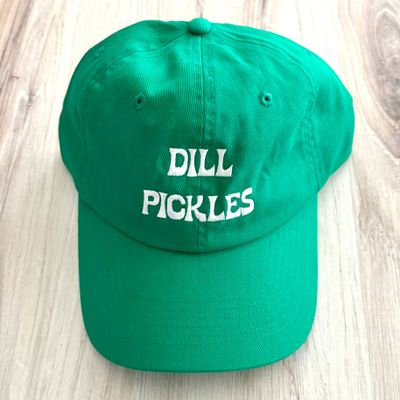 Silver Spider Dill Pickles Baseball Cap