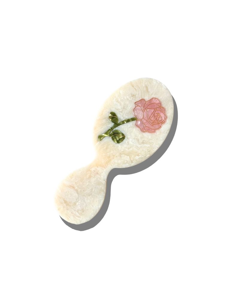 Solar Eclipse  Handbag Brush Spring Rose