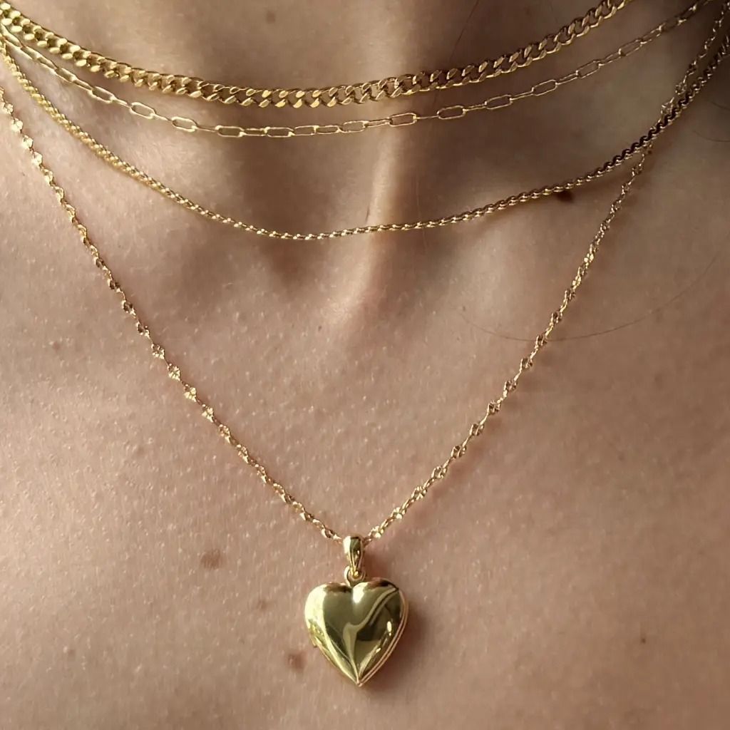 Golden Heart Locket