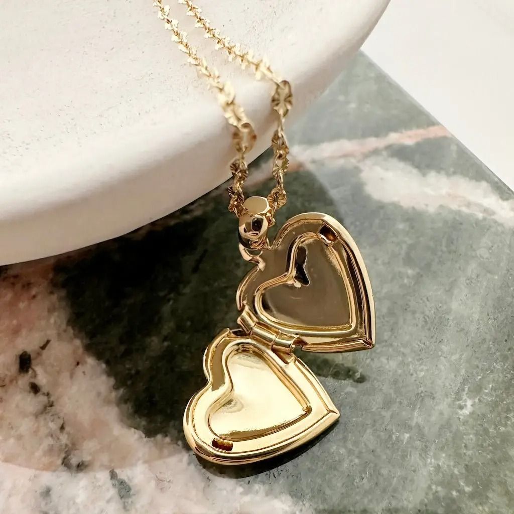 Golden Heart Locket