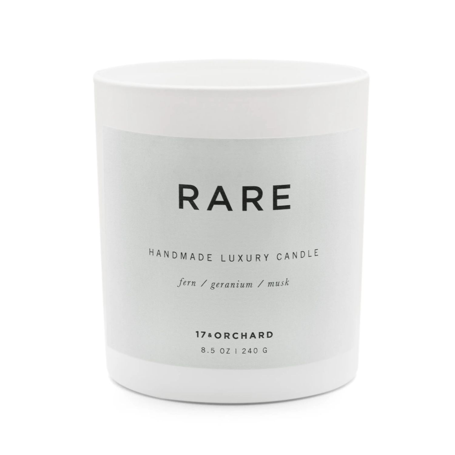 RARE Fern Geranium Musk Floral Jar Candle