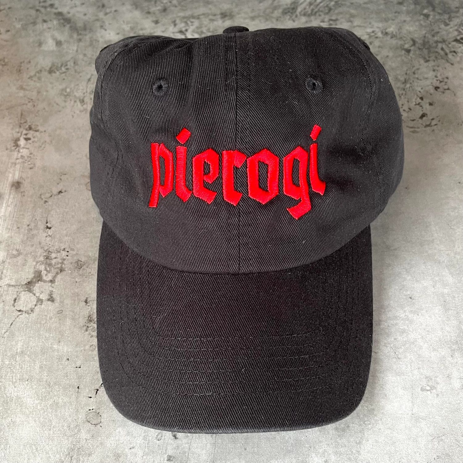 Silver Spider Pierogi Black Baseball Cap