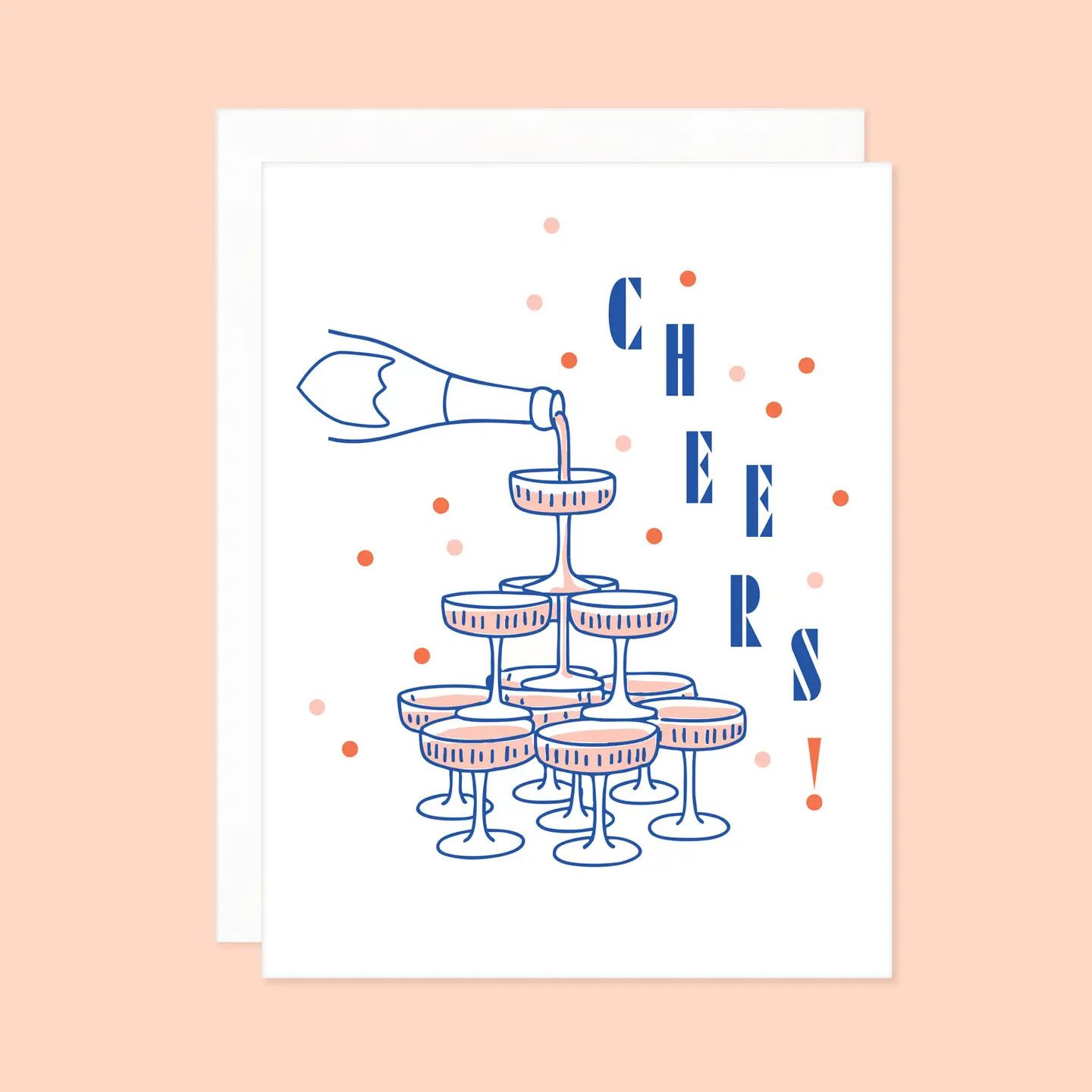 Bubbly Champagne Tower Cheers