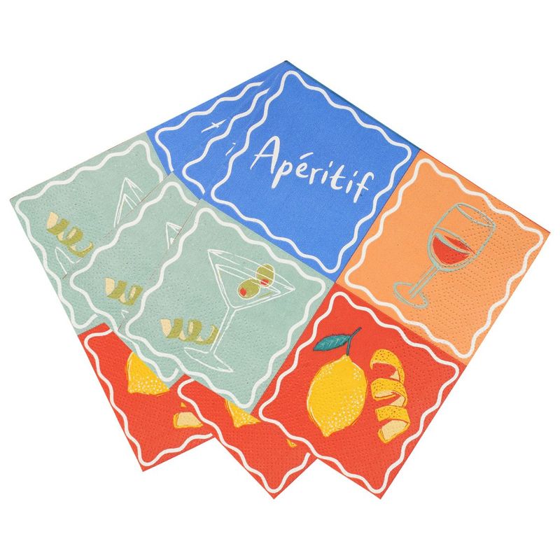 Talking Tables Bon Appetit Cocktail Napkins