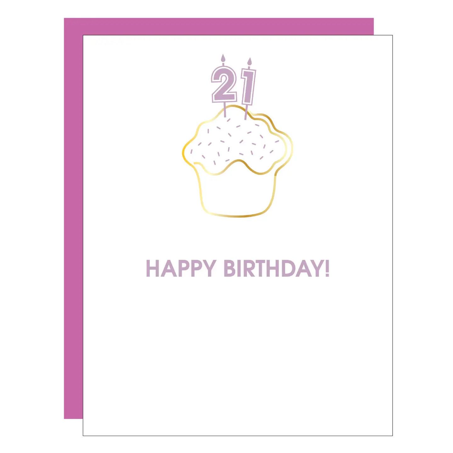Happy Birthday Candles 21 Paper Clip