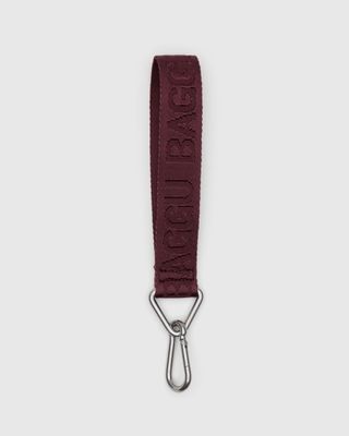 Baggu Logo Keychain Mahogany