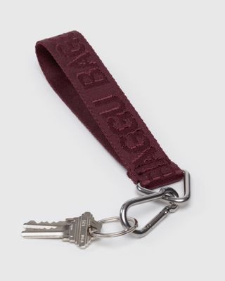 Baggu Logo Keychain Mahogany