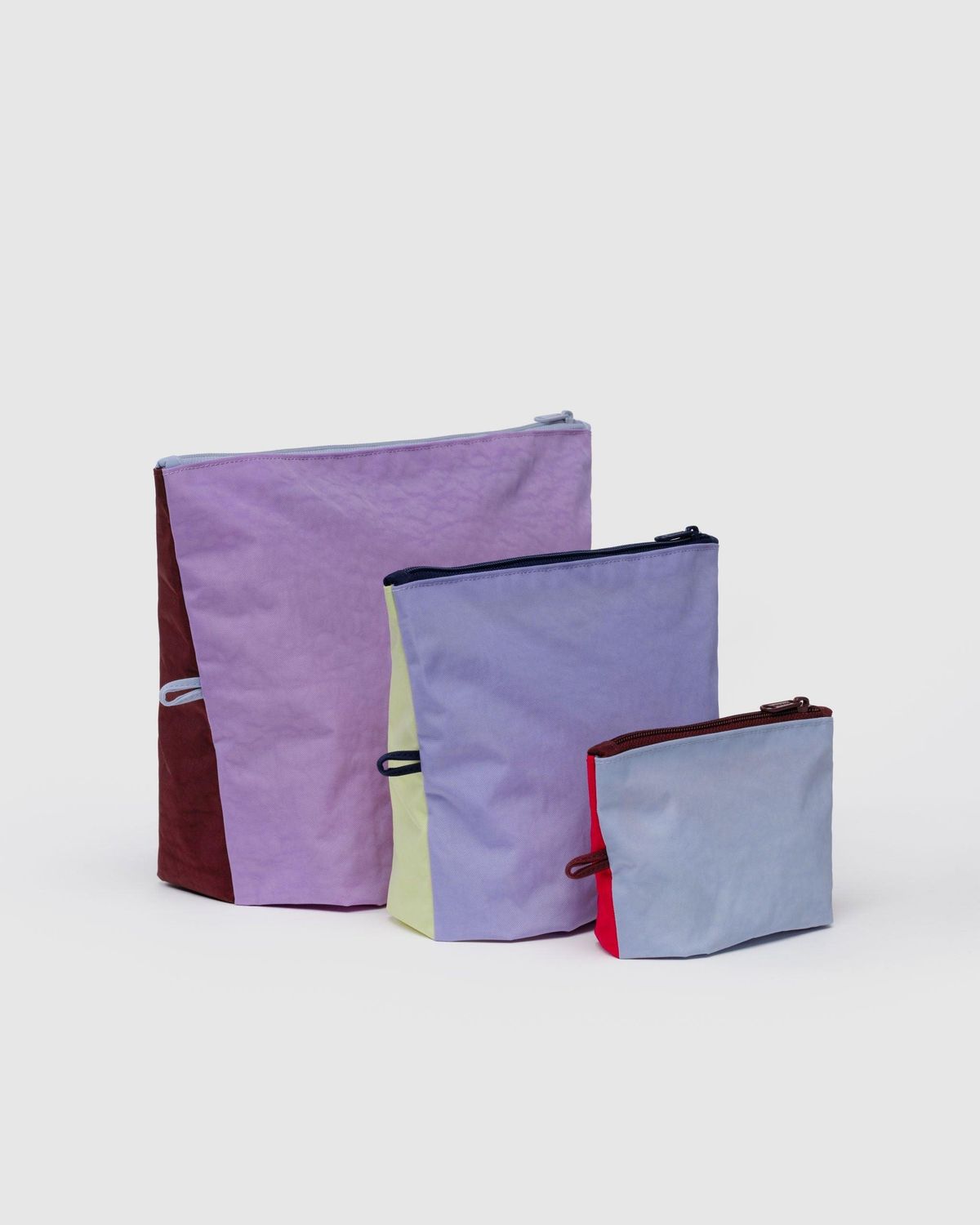 Baggu Go Pouch Set Kaleidoscope Mix