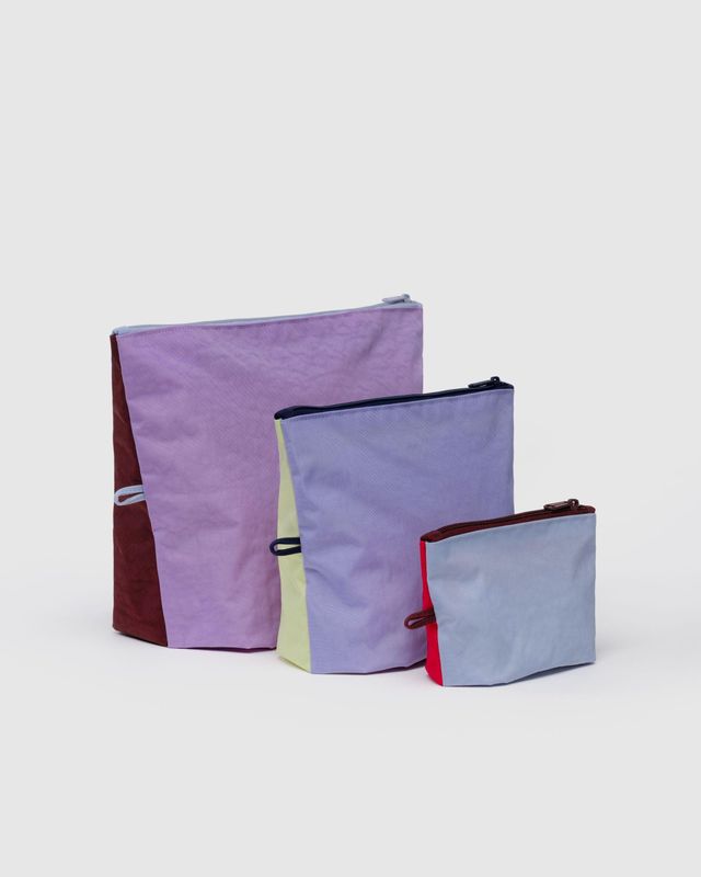 Baggu Go Pouch Set Kaleidoscope Mix