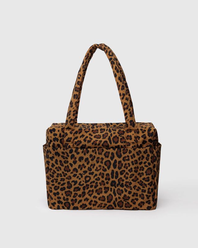 Baggu Small Cloud Carry-On Leopard