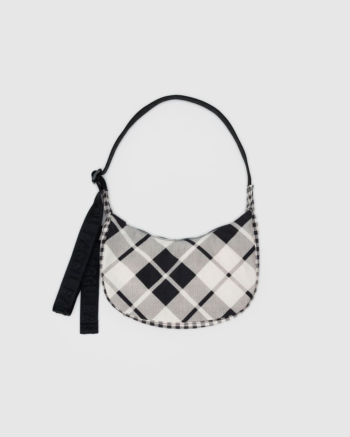 Baggu Small 51&quot; Nylon Crescent Bag Mixed Plaid