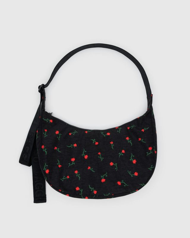 Baggu Medium 47&quot; Nylon Crescent Bag Painted Wildflower