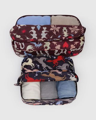 Baggu Large Packing Cube Set Western Cut-Outs