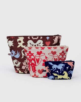 Baggu Go Pouch Set Western Cut-Outs