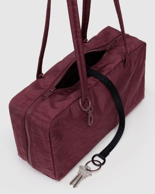 Baggu Nylon Bowler Bag Mahogany