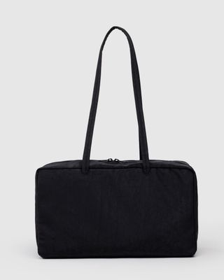 Baggu Medium Nylon Bowler Bag Black