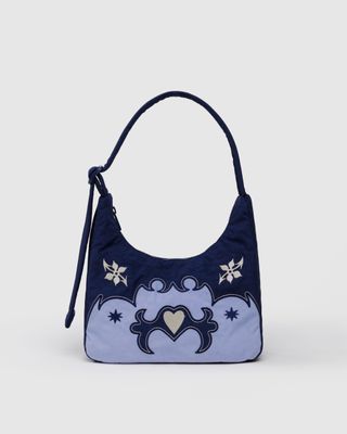 Baggu Mini Nylon Shoulder Bag Western Applique