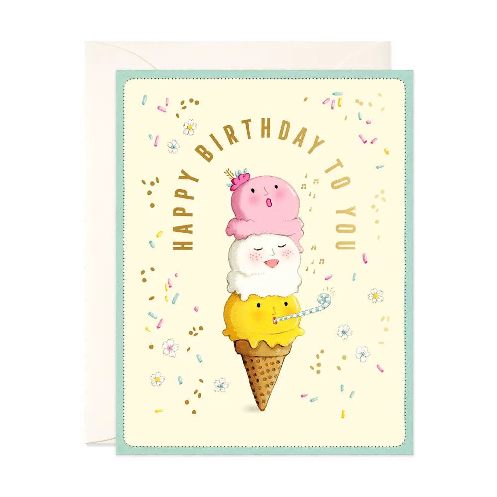 Singing Ice Cream Birthday