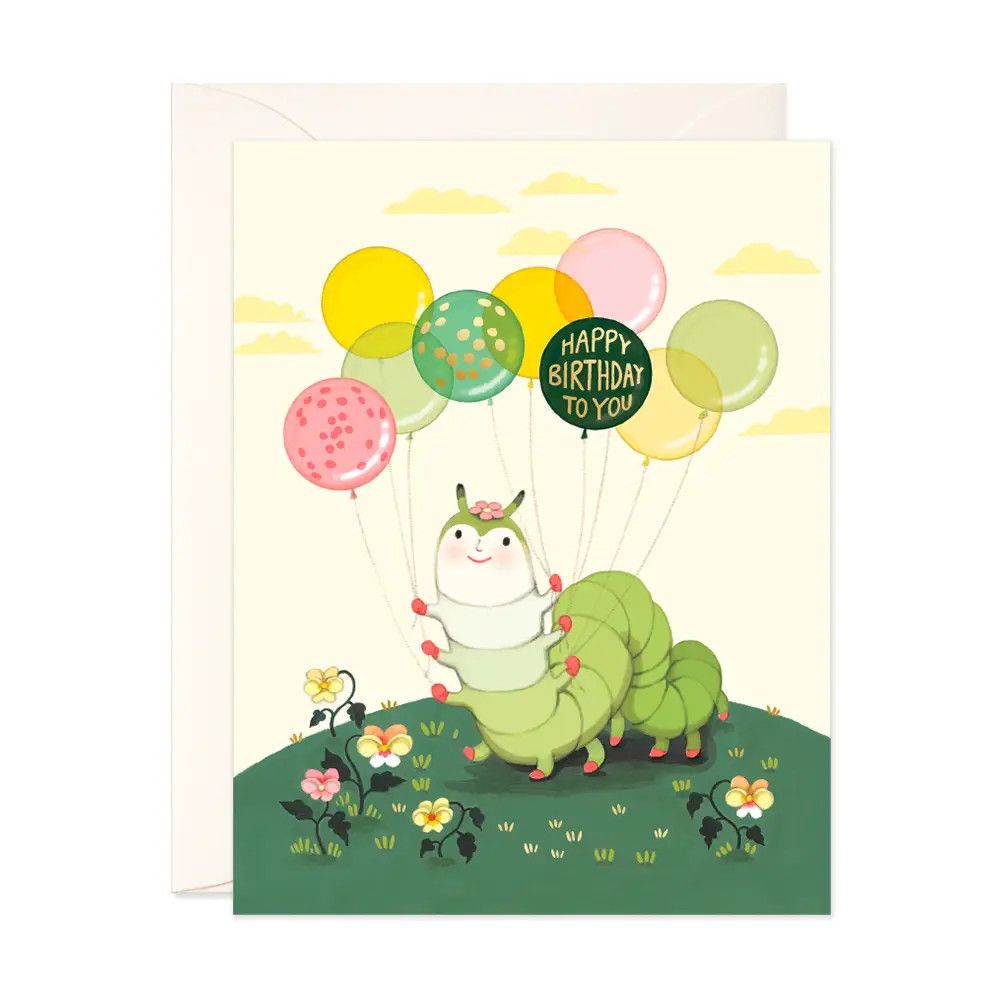 Caterpillar Balloons Birthday