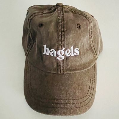 Silver Spider Bagel Baseball Cap