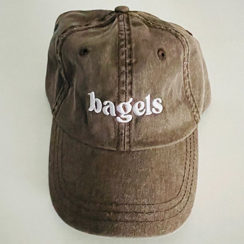 Silver Spider Bagel Baseball Cap
