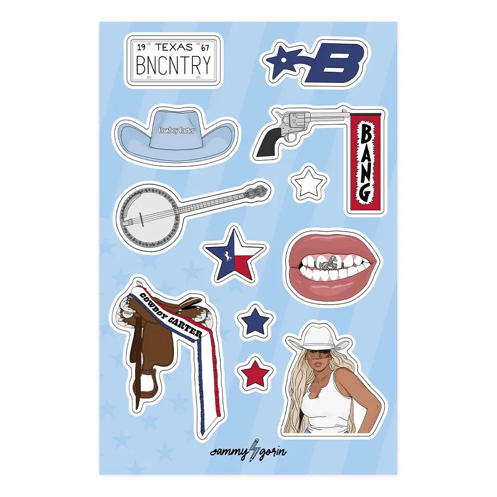 Bey-Haw Sticker Sheet
