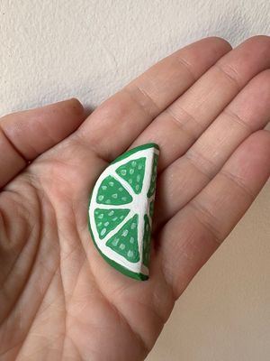 Handmade Lime Magnet