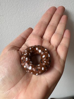 Handmade Bagel Magnet