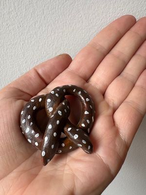 Handmade Pretzel Magnet
