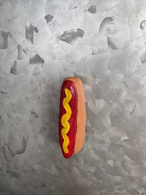 Handmade Hot Dog Magnet