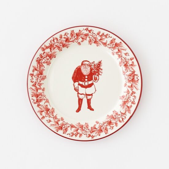 Yuletide &quot;Enamel&quot; Plate - Melamine Plate 11&quot;