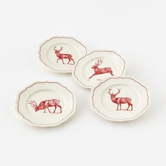 Yuletide Scalloped - Melamine Plate 10&quot;